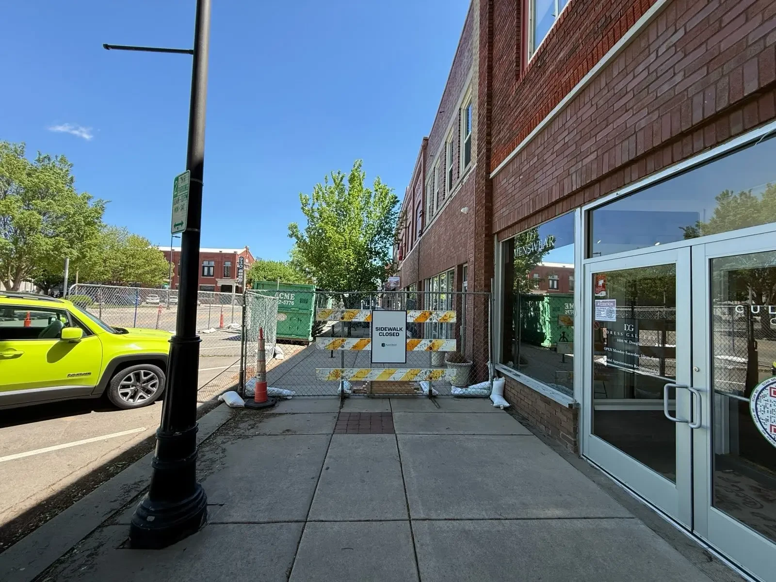 Temporary Entrance