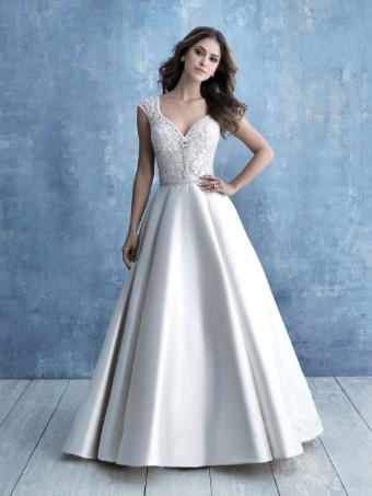 Allure Bridals Style #9710 #0 default Diamond White/Nude/Silver thumbnail